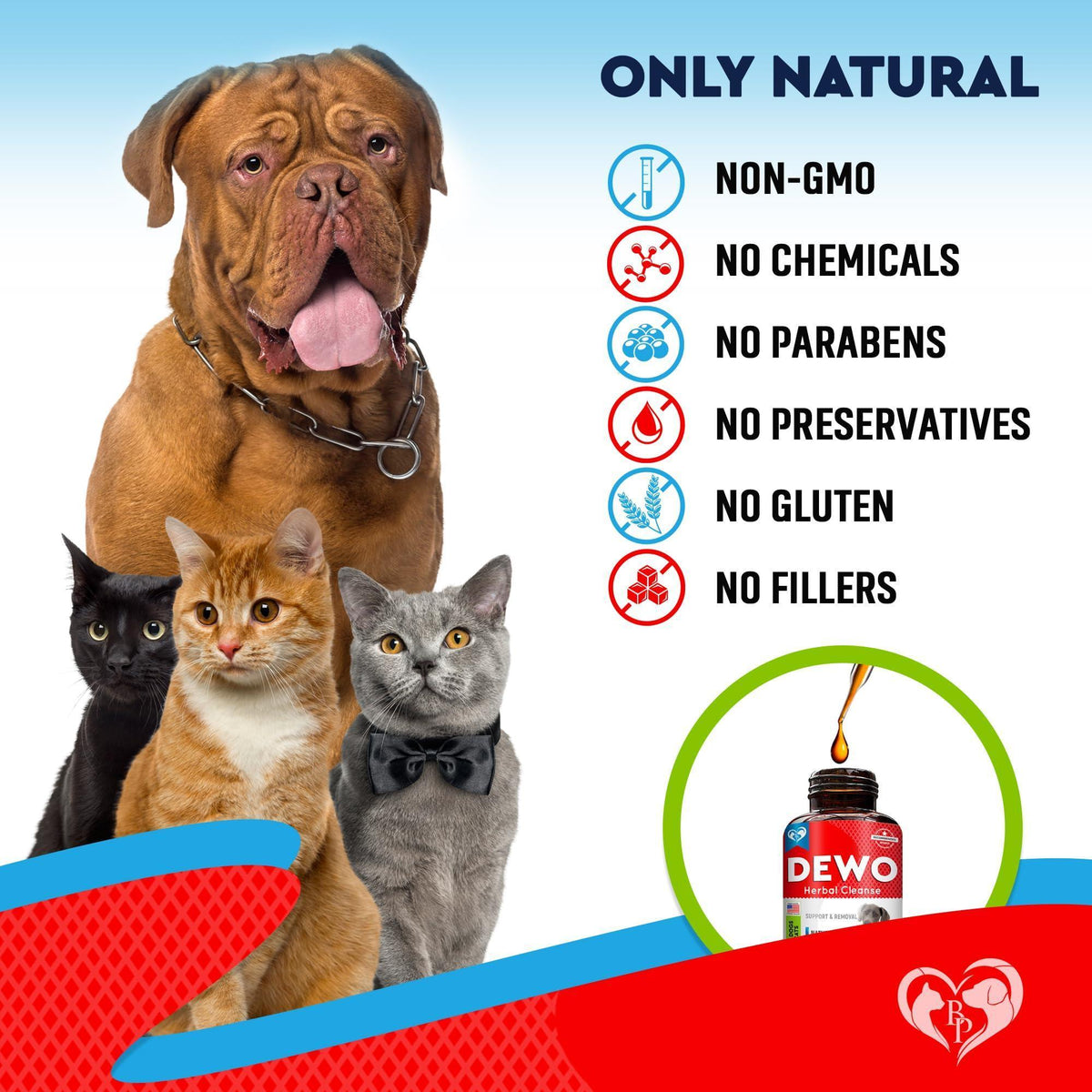 Cats & Dogs Herbal Dewormer Drops – USA Made
