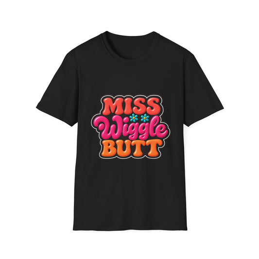 Miss Wiggle Butt Retro Graphic T-Shirt