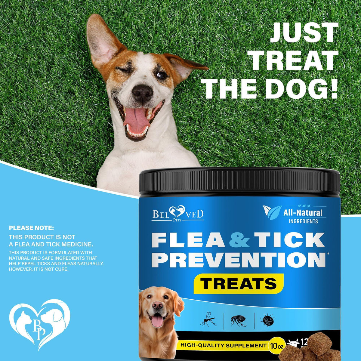 Beef Flea & Tick Prevention Chewable Tablets for Pets