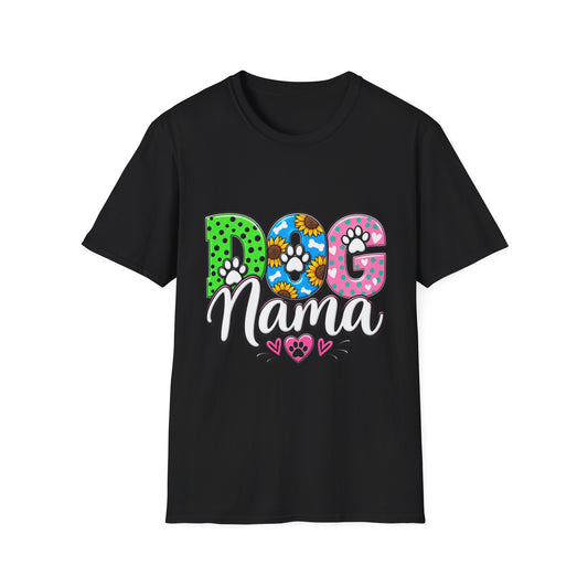 Dog Mama T-Shirt Paw Print Graphic Tee for Pet Lovers