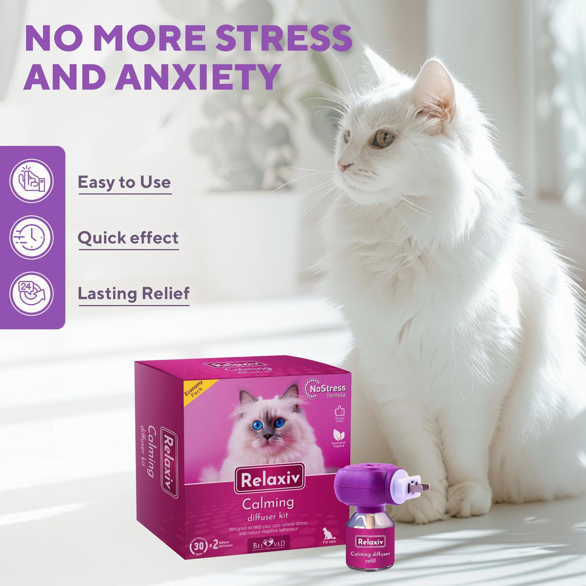 Cat Calming Diffuser for Stress Relief