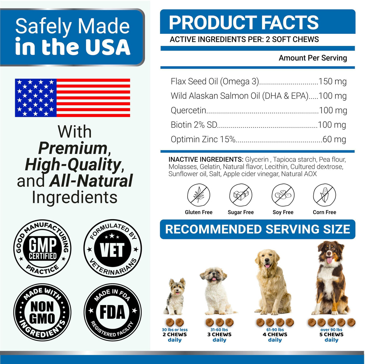 Omega 3 Fish Oil Chews for Dogs