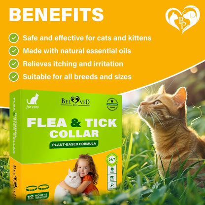 Natural Flea & Tick Collar for Cats