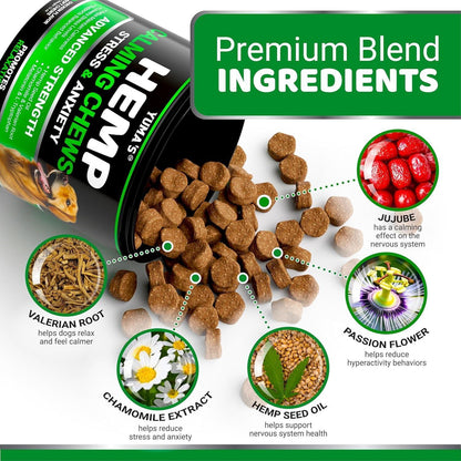 YUMA’S Hemp Calming Chews (2 Pack)