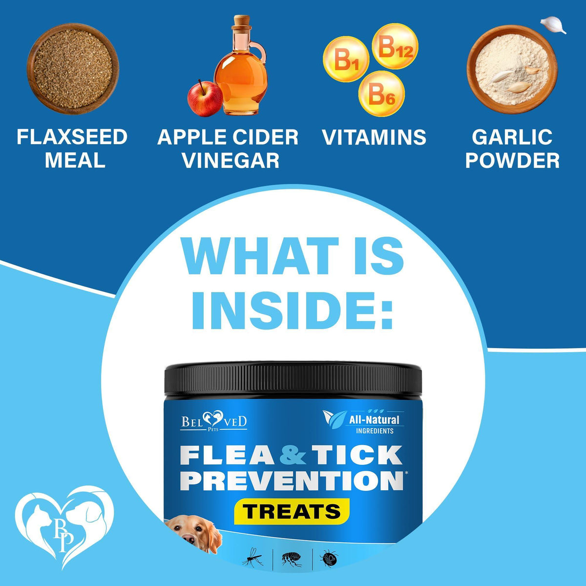 Beef Flea & Tick Prevention Chewable Tablets for Pets