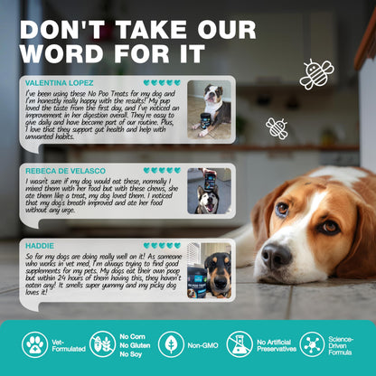 No-Poo Chews for Dogs – Stool Eating Deterrent
