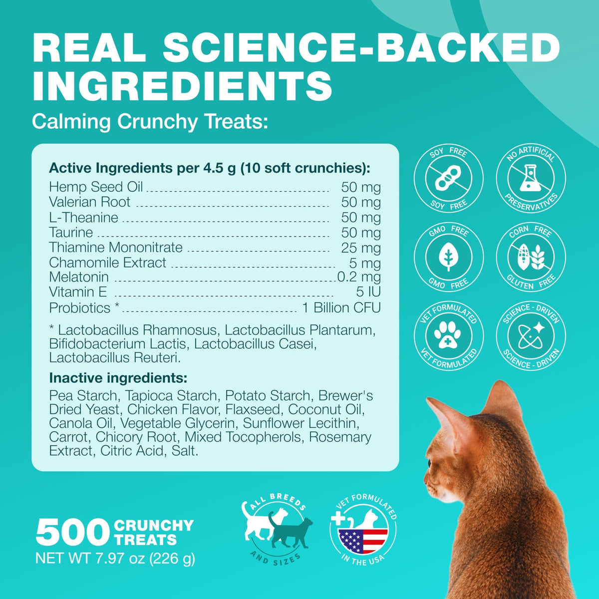 Calming Cat Vitamins & Treats for Anxiety