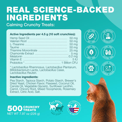 Calming Cat Vitamins & Treats for Anxiety