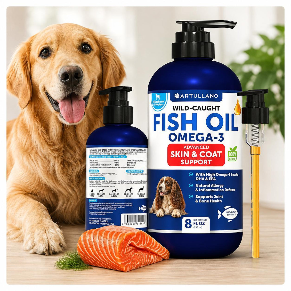 Omega 3 Dog Fish Oil Skin Support