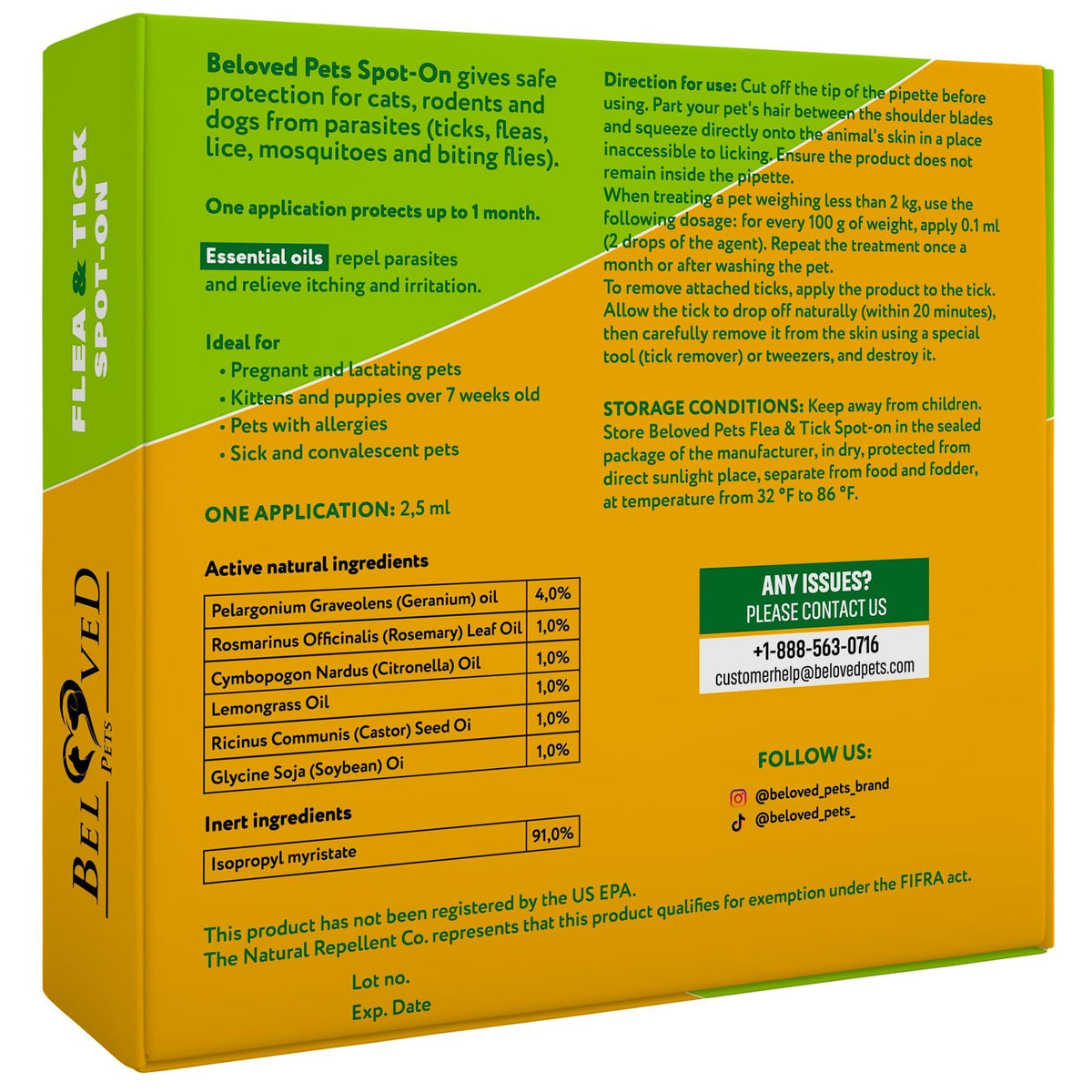 Natural Flea Tick Prevention for Cats & Dogs