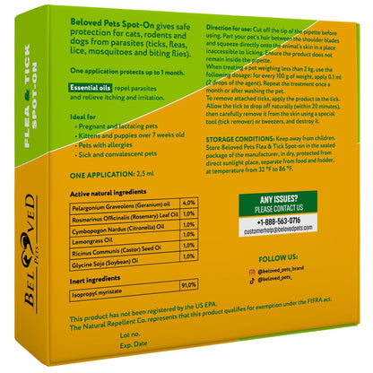 Natural Flea Tick Prevention for Cats & Dogs