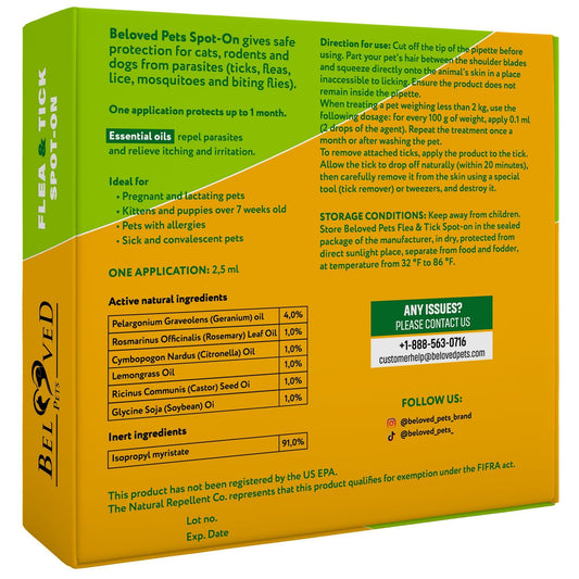 Natural Flea Tick Prevention for Cats & Dogs