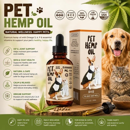 Charlie Buddy Hemp Oil for Dogs & Cats