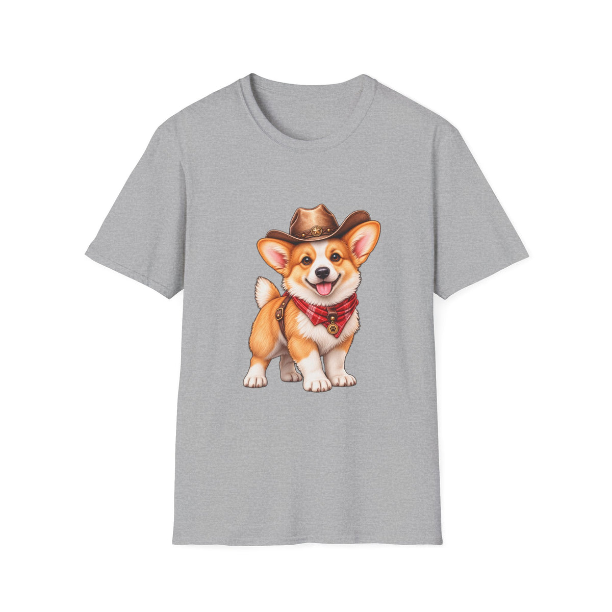 Cute Western Dog Tee with 'Howdy' Vibe