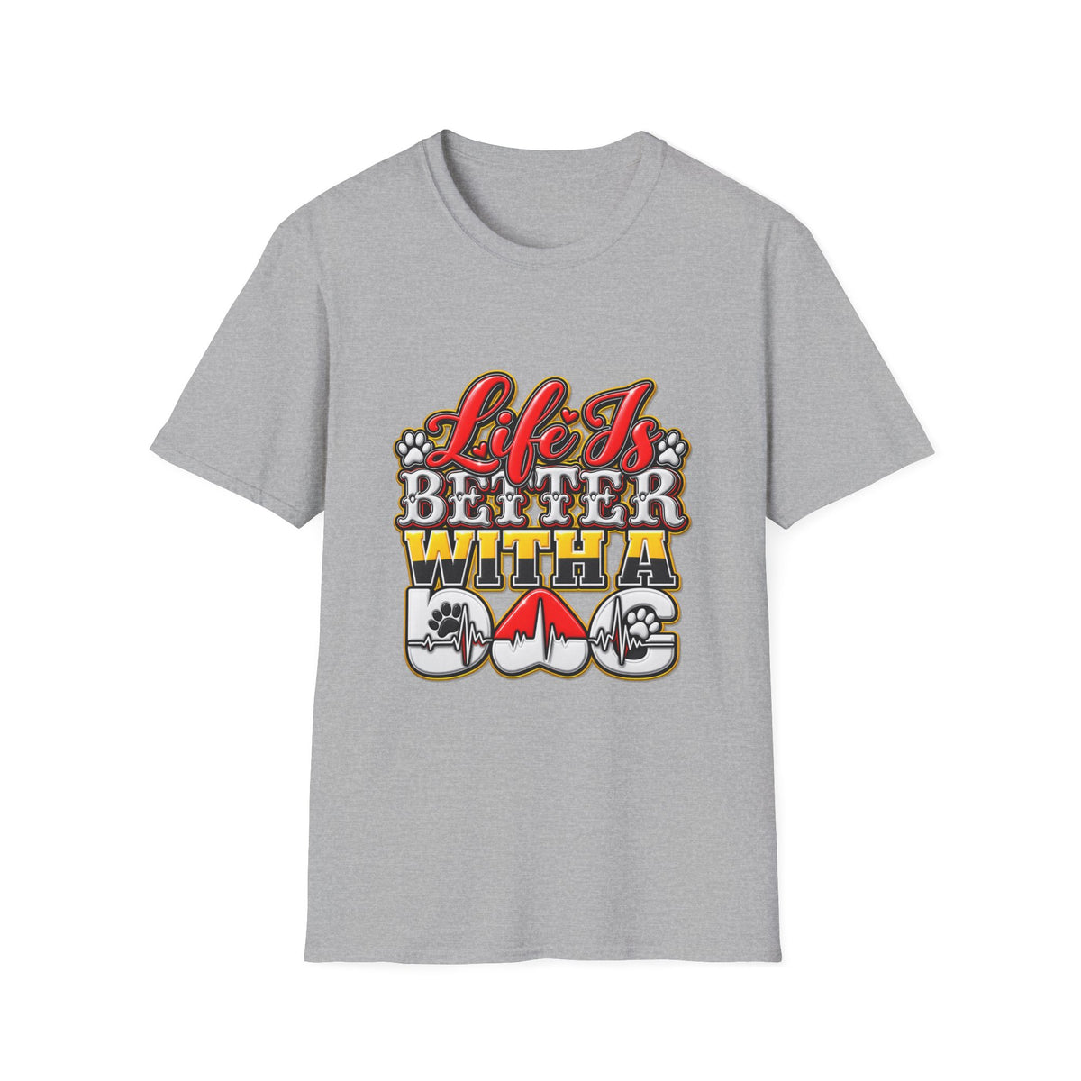 Life Is Better With A Dog T‑Shirt — Retro Pet Lover