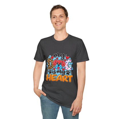 My Dog Is My Heart T-Shirt — Cute  Paw & Heart