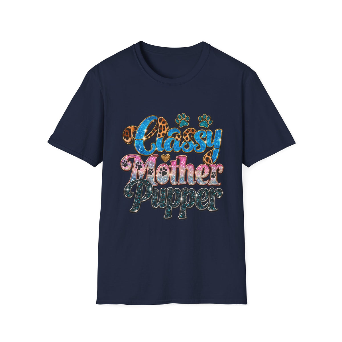 Classy Mother Pupper T‑Shirt — Cute Leopard