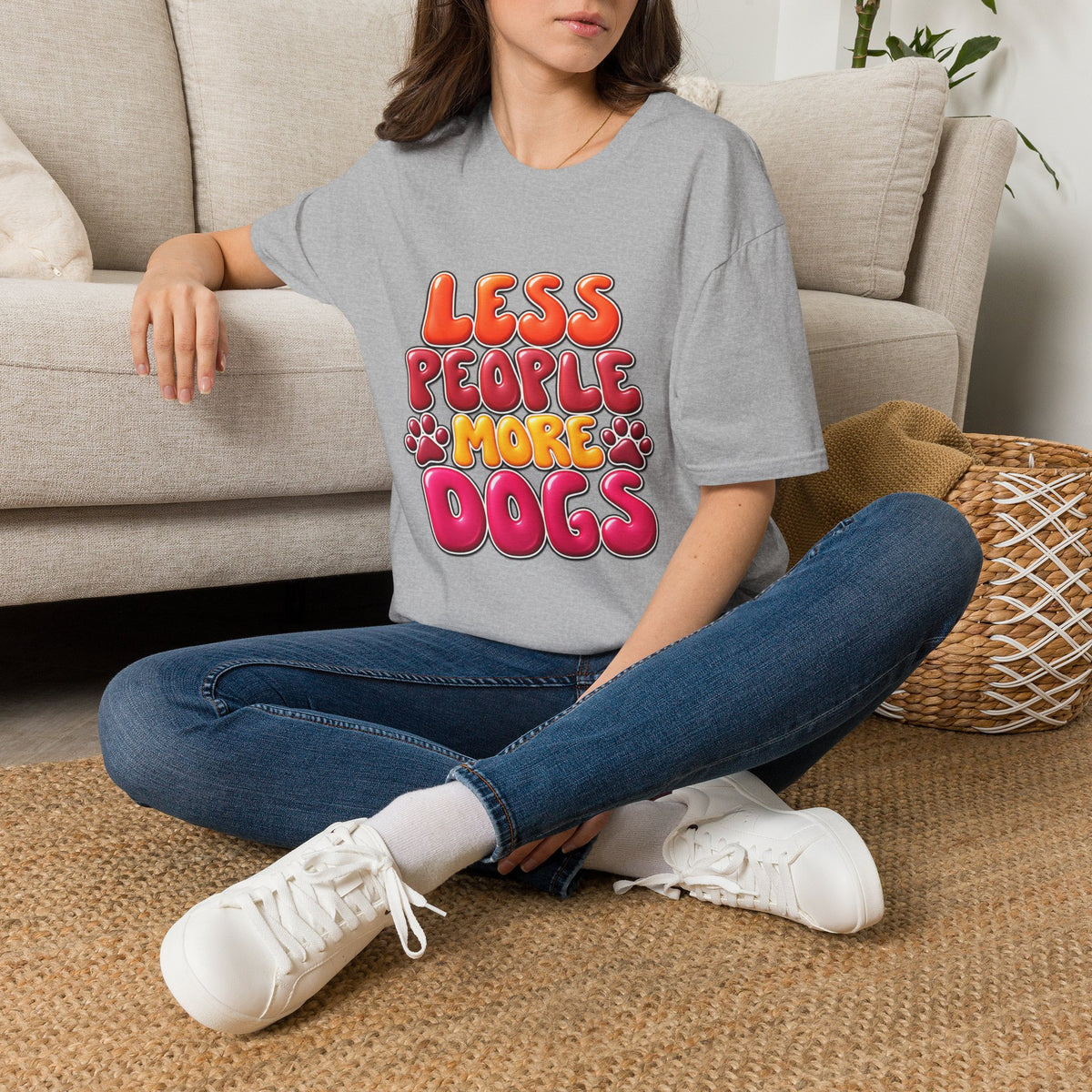 Less People More Dogs T-Shirt