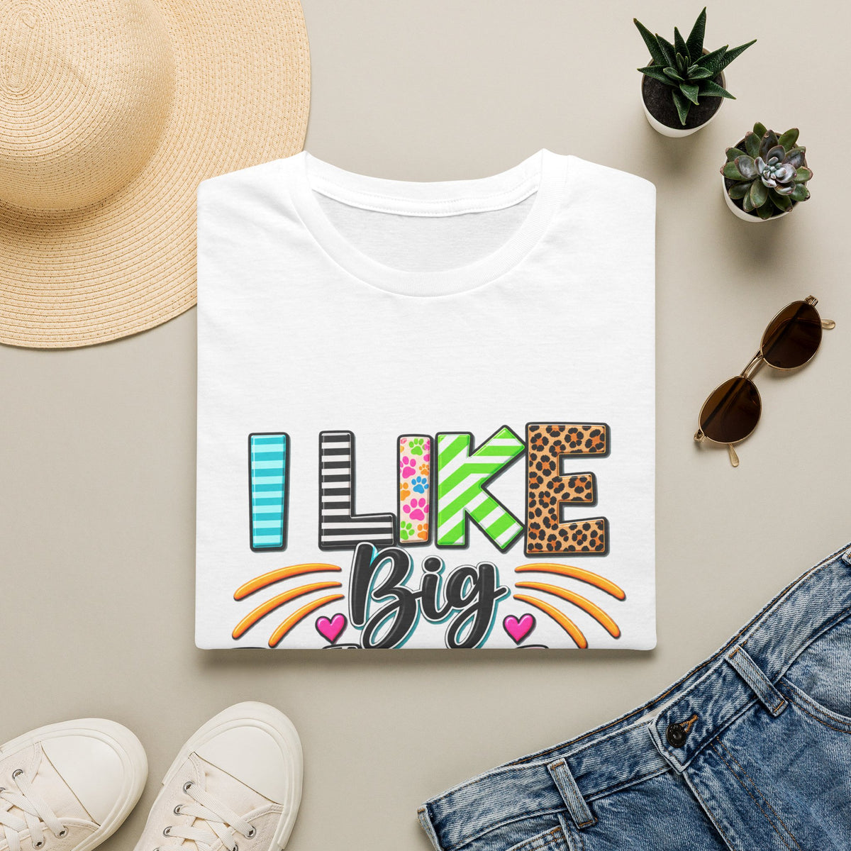 I Like Big Mutts T-Shirt – Colorful Dog Lover Tee
