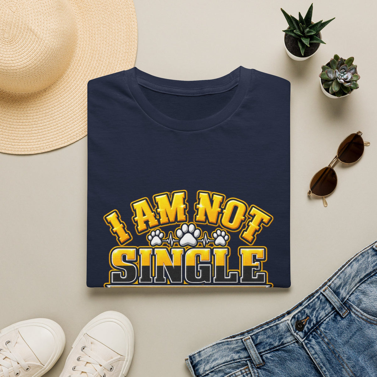 I Am Not Single I Have A Dog T-Shirt — Funny Dog Lover Tee