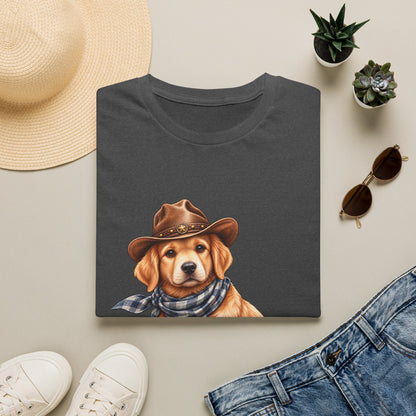 Golden Retriever Cowboy T-Shirt