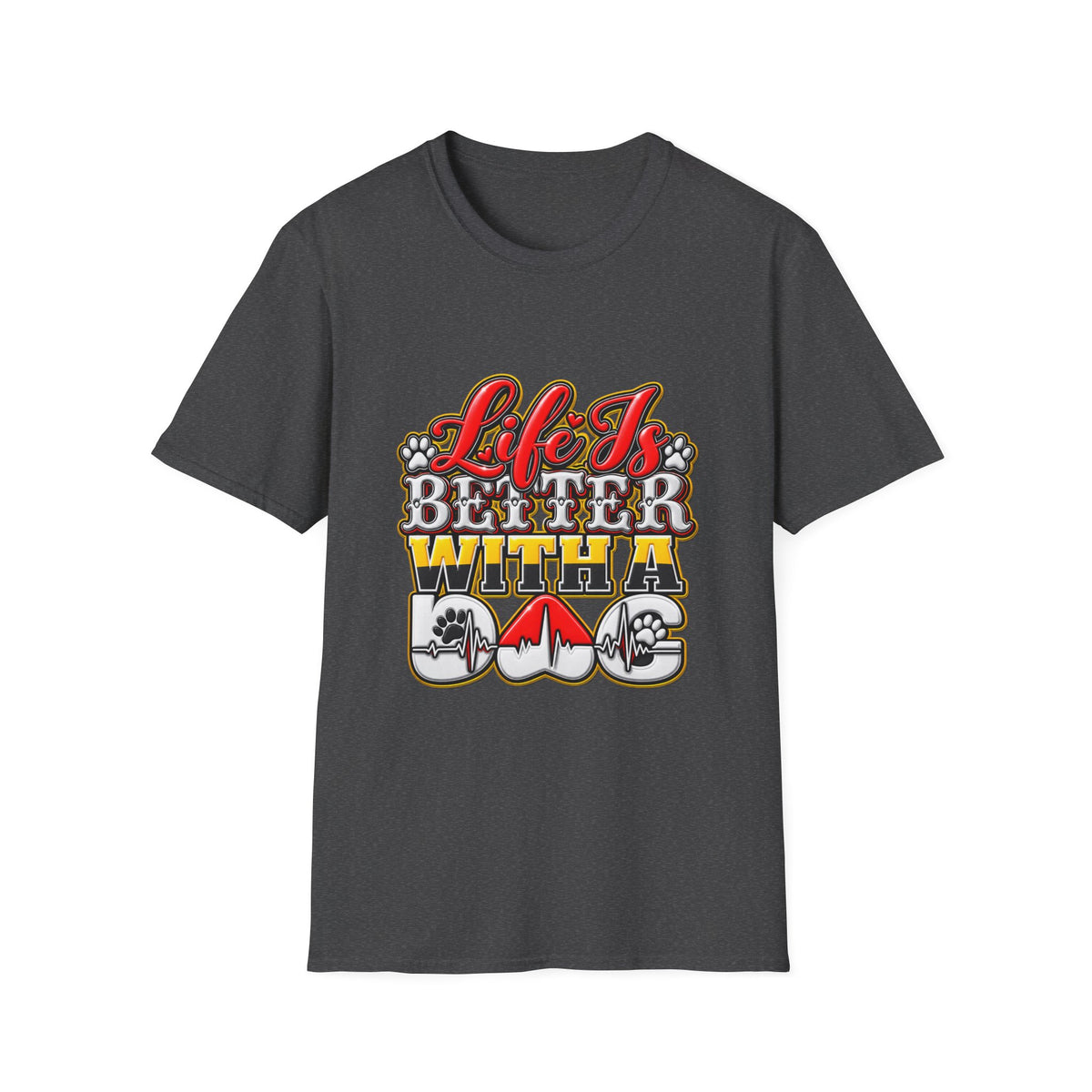 Life Is Better With A Dog T‑Shirt — Retro Pet Lover