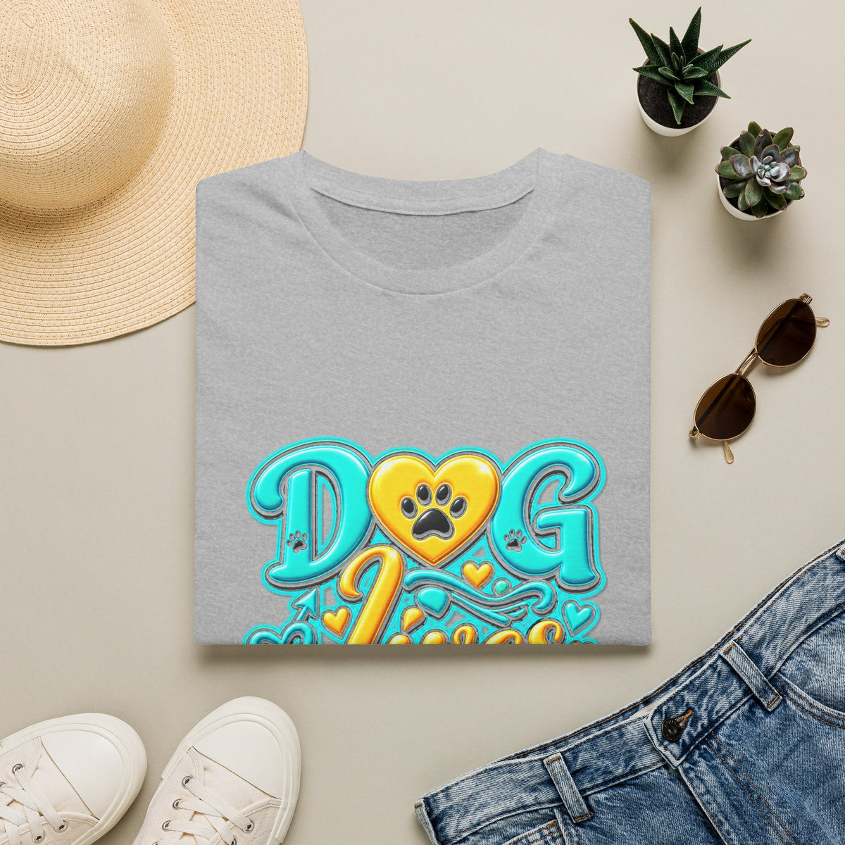 Dog Lives Matter T-Shirt – Cute Paw Heart Pet Rescue Tee