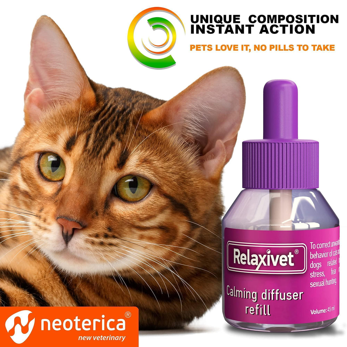 Calming Cat Diffuser Refills for Anxiety Relief