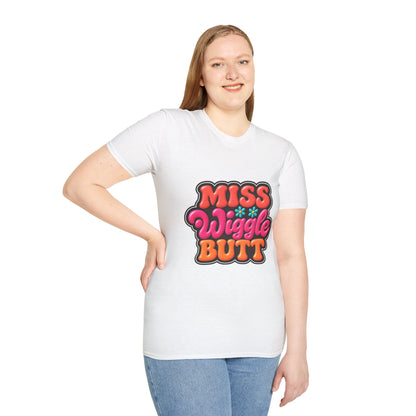 Miss Wiggle Butt Retro Graphic T-Shirt