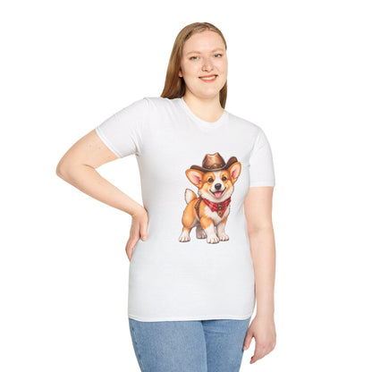 Cute Western Dog Tee with 'Howdy' Vibe