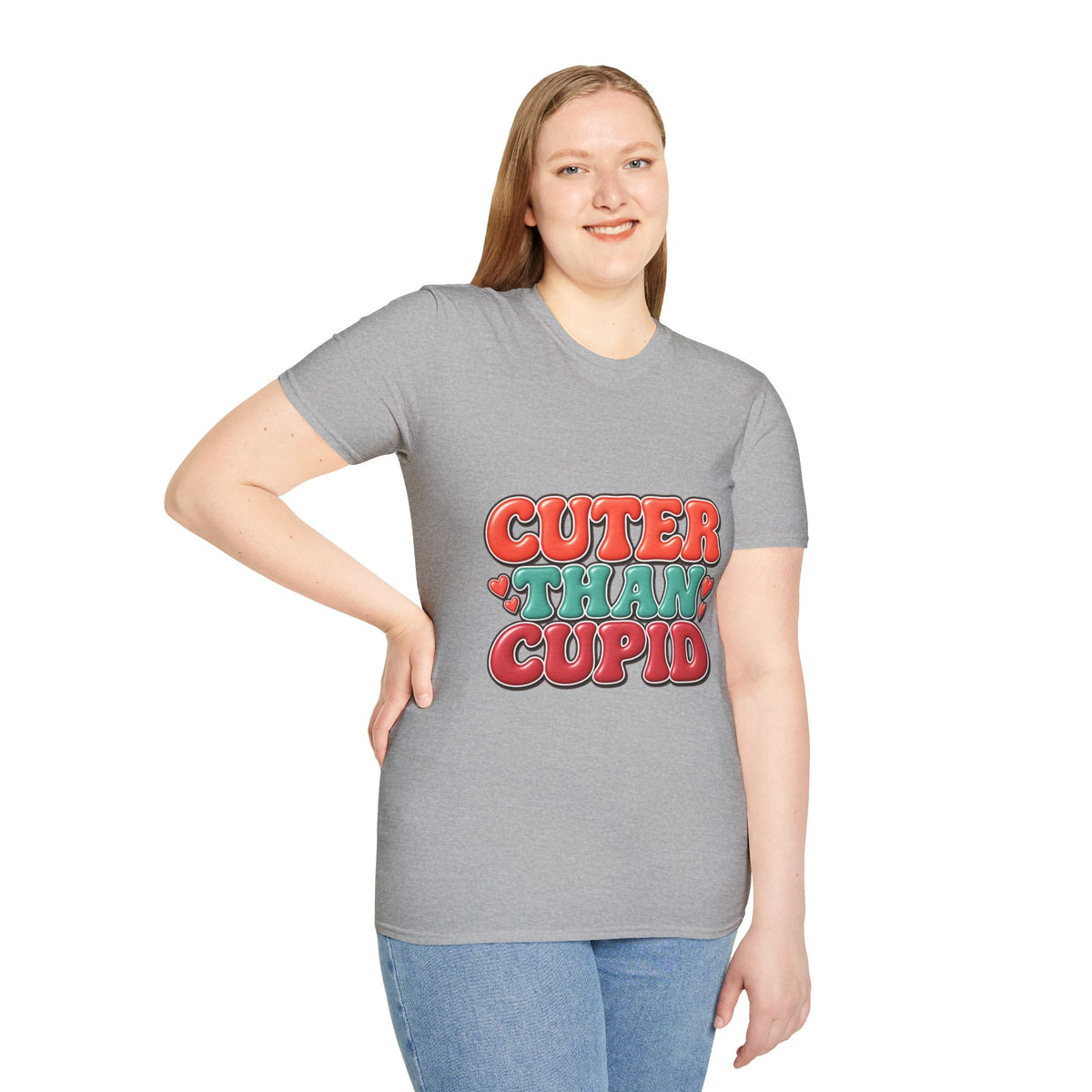 Cuter Than Cupid T‑Shirt — Retro Valentine Graphic Tee