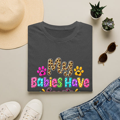 Babies Have Your Paws Cute Leopard Paw Print Graphic Tee
