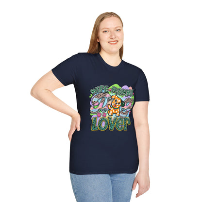 Dog Lover T-Shirt — "Wife Mommy Dog Lover" Cute Puppy Graphic Tee
