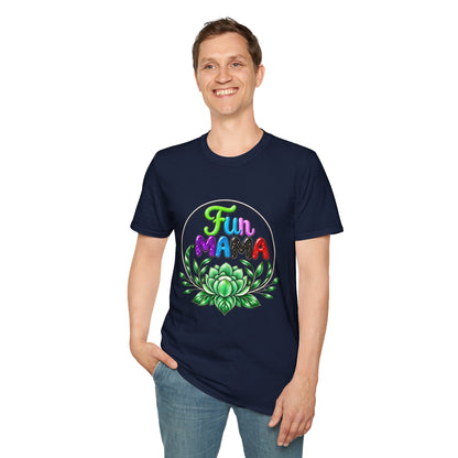 Fun Mama T-Shirt — Colorful Floral Succulent Mom Tee