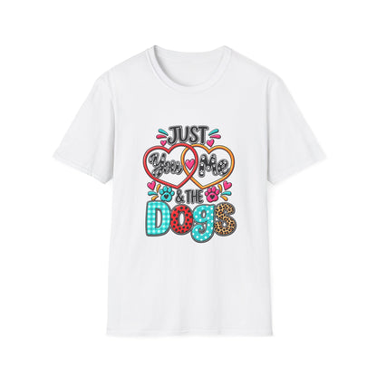 Just Kiss Me & The Dogs T-Shirt — Cute Dog Lover Graphic Tee