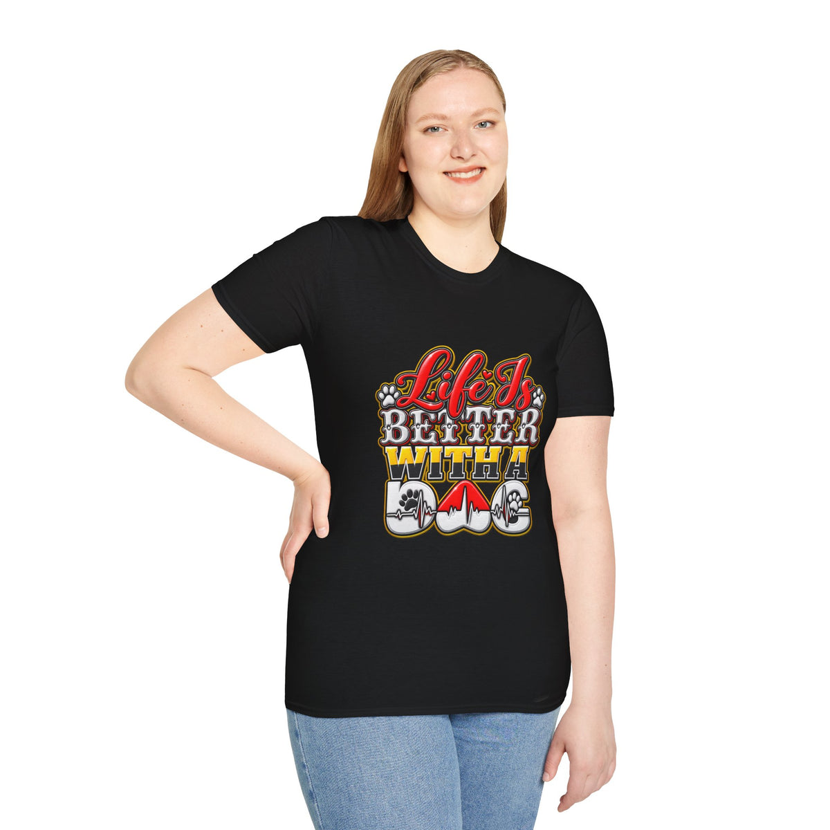 Life Is Better With A Dog T‑Shirt — Retro Pet Lover