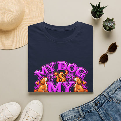Dog Is My Bestie T-Shirt — Cute Paw Print Pet Lover Tee