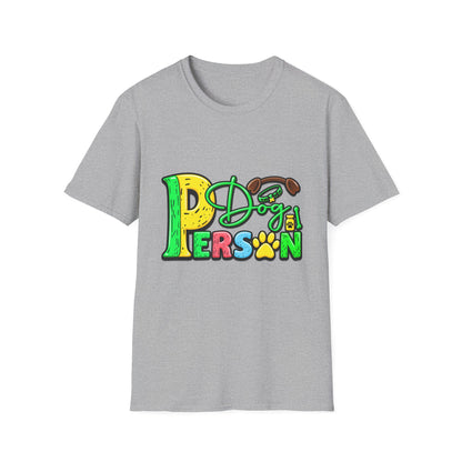 Dog Person T‑Shirt – Cute Paw Print Graphic Tee for Dog Lovers