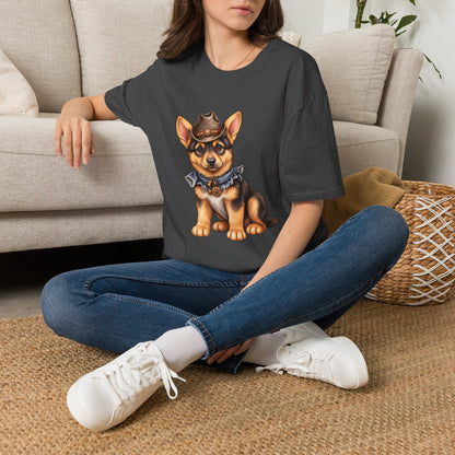 Corgi Cowboy T-Shirt Cute Western Dog Tee