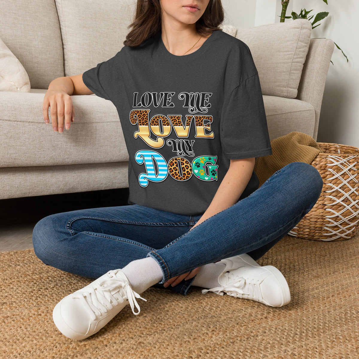 Love Me Love My Dog Graphic T-Shirt