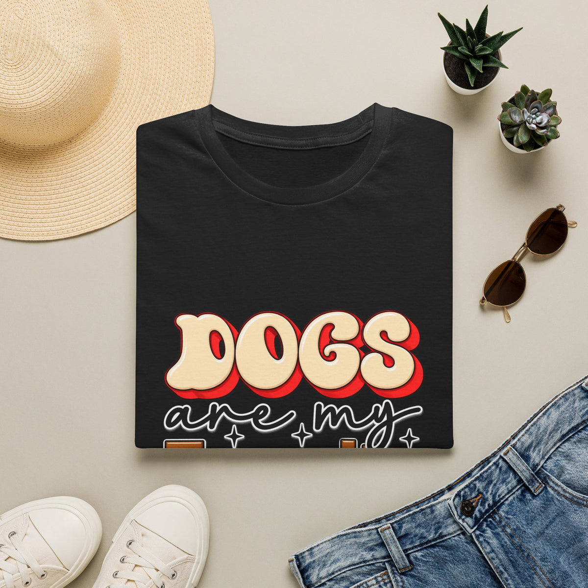 Dogs Are My Favorite People T-Shirt — Retro Pet Lover Tee