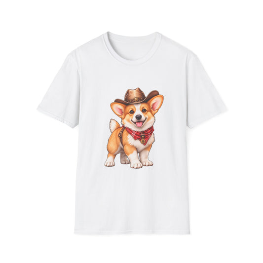 Cute Western Dog Tee with 'Howdy' Vibe
