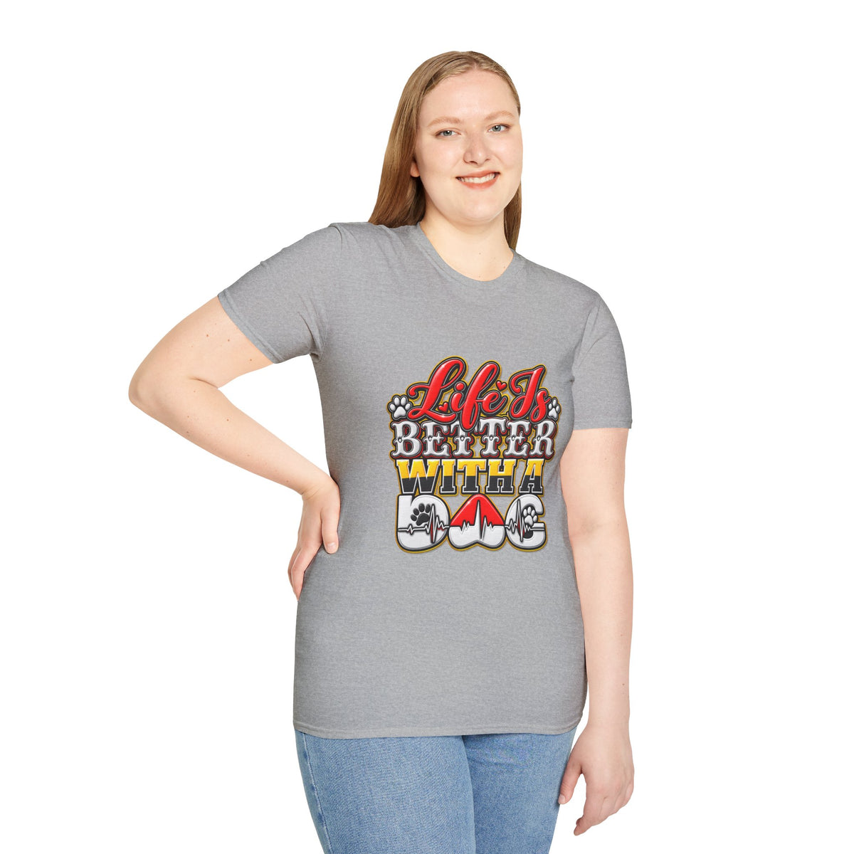 Life Is Better With A Dog T‑Shirt — Retro Pet Lover