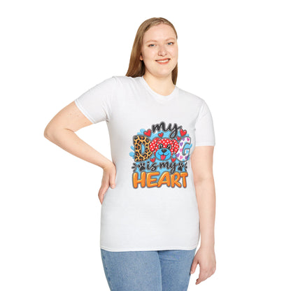 My Dog Is My Heart T-Shirt — Cute  Paw & Heart