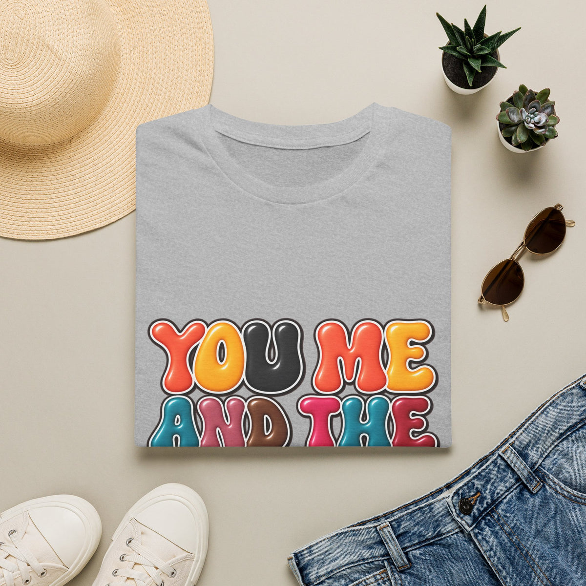 You, Me and the Dogs T-Shirt — Retro Dog Lover Tee