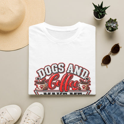 Dogs and Coffee Make Me Happy T-Shirt
