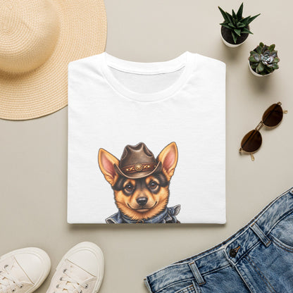 Corgi Cowboy T-Shirt Cute Western Dog Tee