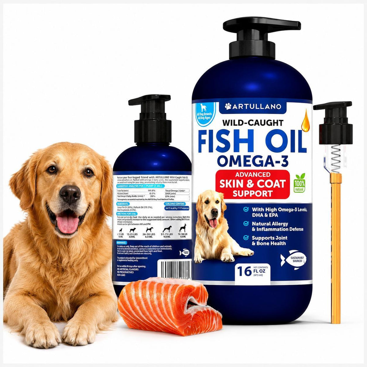 Omega 3 Fish Oil for Dogs | Skin & Coat