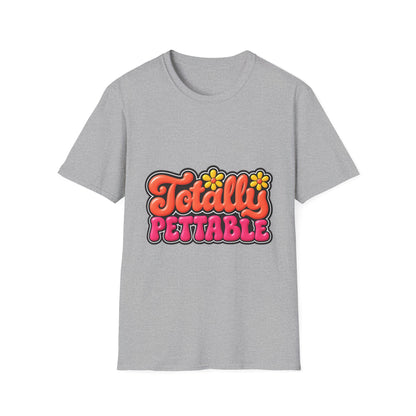 Totally Pettable T-Shirt — Retro Floral Graphic Tee