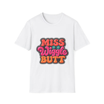Miss Wiggle Butt Retro Graphic T-Shirt